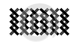 Woven Grid Pattern Abstract Interlocking Texture Geometric Background, vector design Generative AI