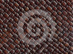 Woven leather photo