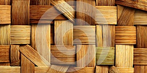 Woven Texture Natural Fiber Background Pattern