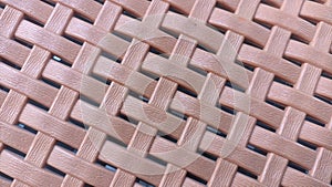 Woven texture from plastic material