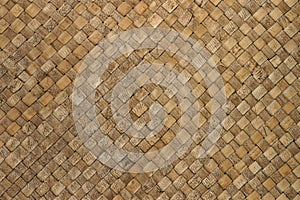 Woven Thatch Background Pattern