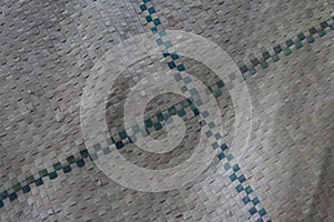 Woven Thatch Background Pattern mat