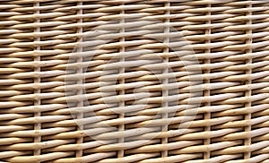 Woven wicker basket background