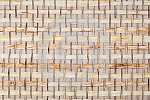 Woven wood panel