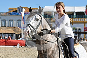 WOW Girl riding horse