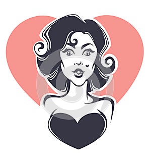 Wow pinup portrait