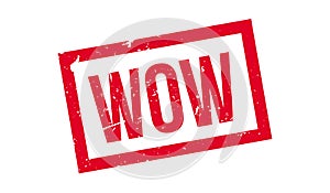 Wow rubber stamp
