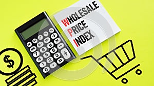 WPI wholesale price index is shown using the text photo