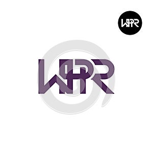 WPR Logo Letter Monogram Design