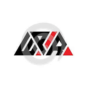 WPR triangle letter logo design with triangle shape. WPR triangle logo design monogram. WPR triangle vector logo template with red