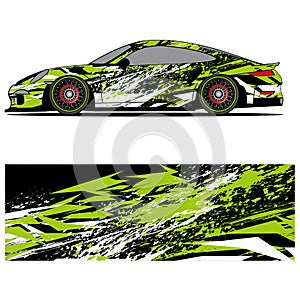 Wrap car design livery vector abstract vinyl sticker printing.