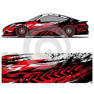 Wrap car design livery vector abstract vinyl sticker printing.