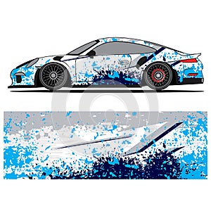 Wrap car design livery vector abstract vinyl sticker printing.