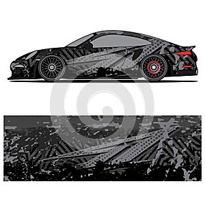 Wrap car design livery vector abstract vinyl sticker printing.