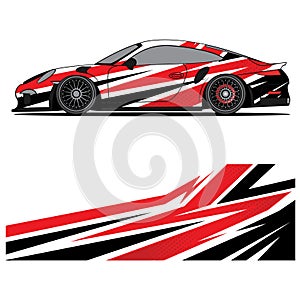 Wrap car design livery vector abstract vinyl sticker printing.