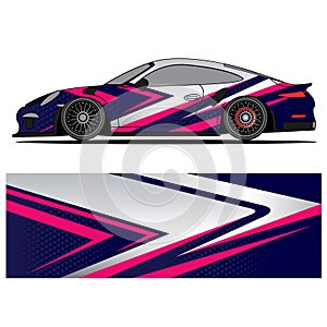 Wrap car design livery vector abstract vinyl sticker printing.