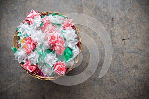 Wrap coins by hand for the sacred