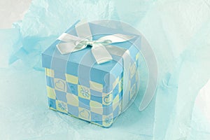 Wrapped gift box present