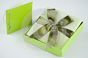 Wrapped gift box present