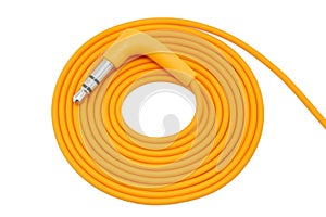 Wrapped orange cable