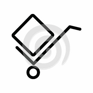 Wrapped Package icon vector