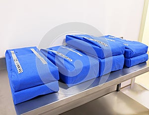 Wrapped Sterile Surgical Instruments