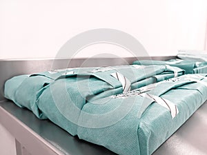 Wrapped Sterile Surgical Instruments