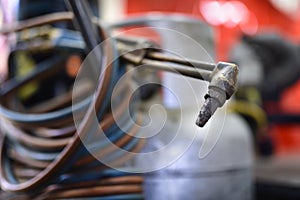 Oxy-torch for metal cutting and welding photo