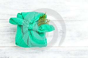 Wrapping Gift With Sustainable Japanese Furoshiki Wrapping Techinique photo