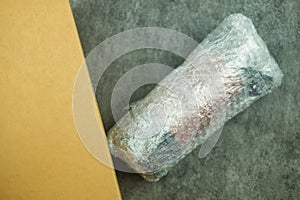 Wrapping an item in bubble wrap