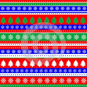 Wrapping paper seamless pattern for Christmas