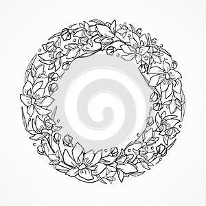 Wreath for coloring