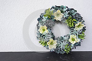 A wreath made img