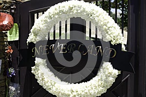 Wreath at the Neverland Ranch