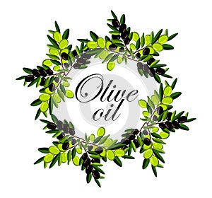 Wreath of olive branches