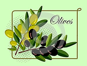 Wreath of olive branches