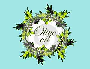 Wreath of olive branches