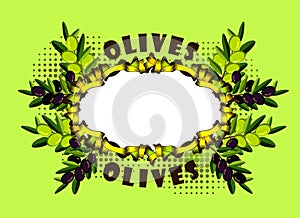 Wreath of olive branches