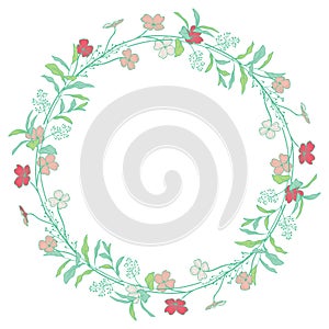 Wreaths, Branches, Laurels with Herbs, Plants and Flowers