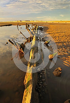 Wreck of the Abana, keel (1894)