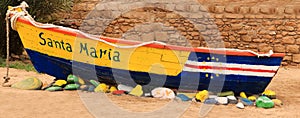 Wreck boat cape verde