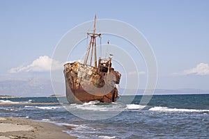 Wreck in Gythio - Greece