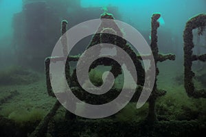 The wreck of La Dragonera in Tarragona