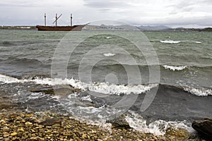 Wreck of Lady Elizabeth - Falklands