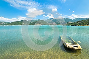Wreck on Lake Turano photo