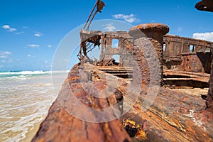 Wreck of the Maheno, Fraser Island.