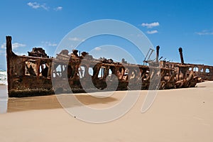 Wreck of the Maheno, Fraser Island.