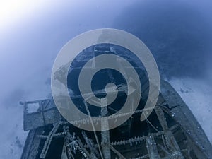 The wreck of the MV Imperial Eagle in Malta