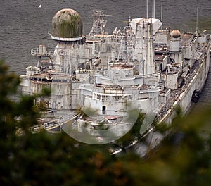 Wreck of old army cruisers