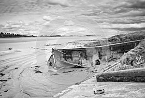 Wreck at Purton Ships Graveyard, Gloucestershire 1